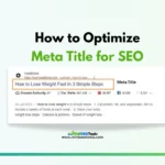 A checklist to optimize meta title